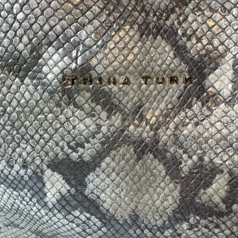 Trina Turk - Snakeskin Patterned Handbag - Picture 4 of 4
